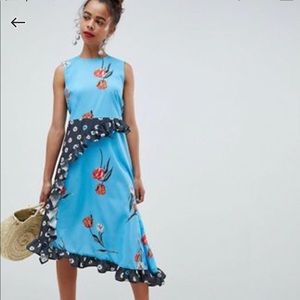Asymmetrical boho dress